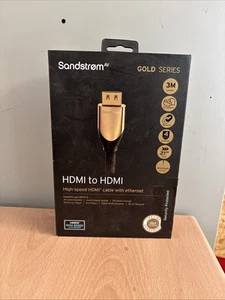 Sandstrom Gold Series HDMI to HDMI High Speed Cable with Ethernet 3M - Picture 1 of 5