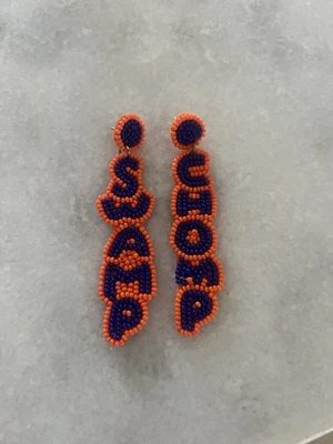 Pendientes Florida Gators Swamp Chomp azul y naranja Foto 1 de 2