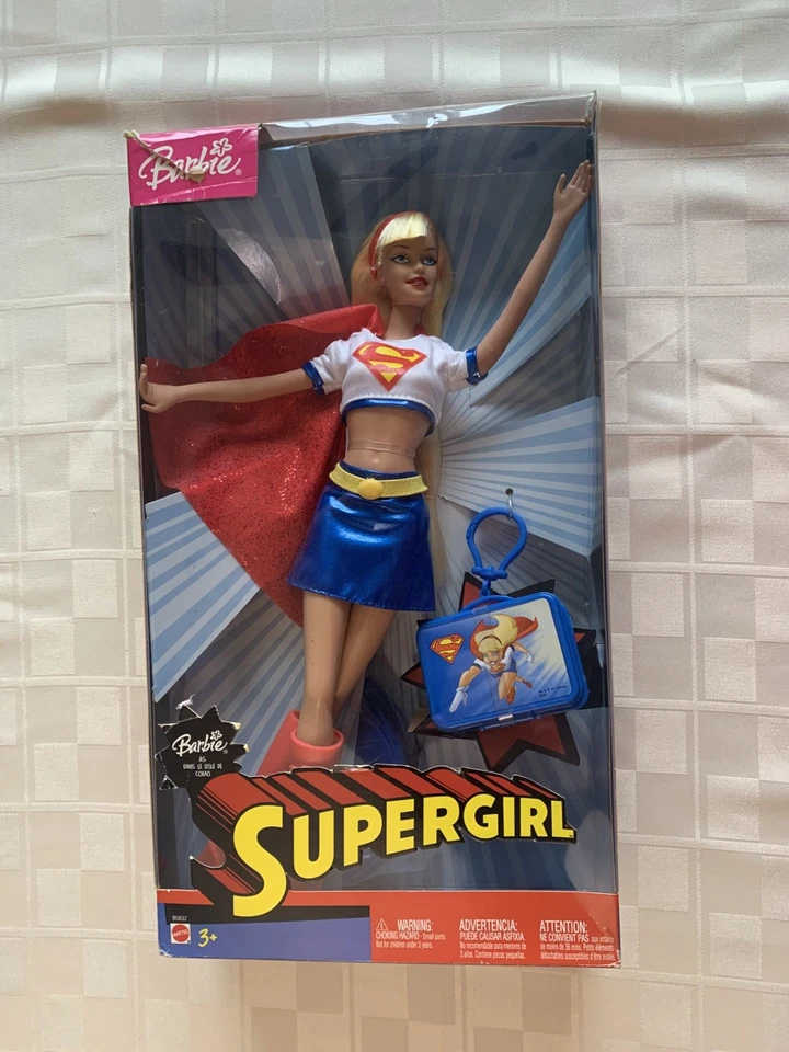 MUÑECA BARBBIE SUPERGIRL 2003 Mattel B5837 con llavero Foto 1 de 2