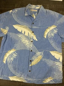 Camisa Tommy Bahama Para Hombre Talla XL Seda Hawaiana Floral - Imagen 1 de 6