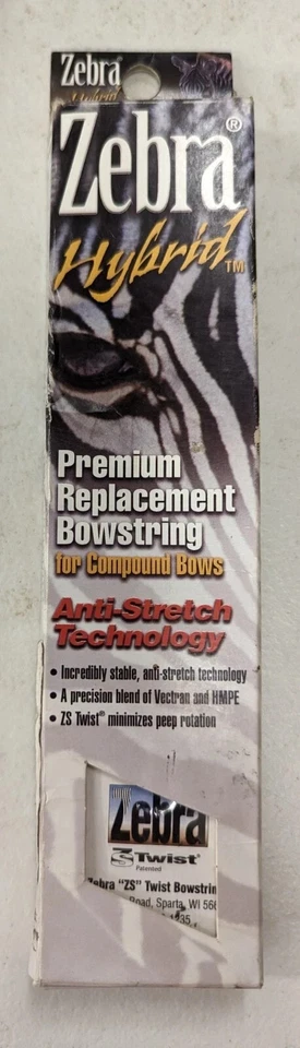 Zebra Hybrid Bow String 87 3/4" - Image 1 of 1