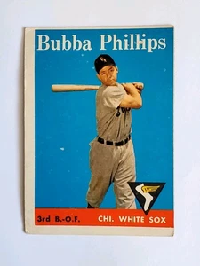 1958 Topps #212 Bubba Phillips Chicago White Sox Excelente 50742 - Imagen 1 de 2
