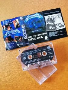 METALLICA [ RIDE THE LIGHTNING ] ORIGINAL CASSETTE THAILAND EDITION - Picture 1 of 3