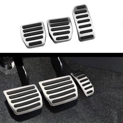 Manual NO DRILL Gas Brake Clutch Pedal Pad Cover Fit for Volvo S60 XC60 S80 New - Imagem 1 de 4
