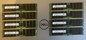 256GB 8 * 32GB PC4-2133P-R DDR4-17000 4Rx4 ECC Reg Pamięć serwerowa Dell R730 R630 - Zdjęcie 1 z 1