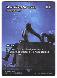 Magic The Gathering Final Fantasy Memories of Nibelheim Stroke of Midnight Showcase 0026 casi nuevo - Imagen 1 de 2