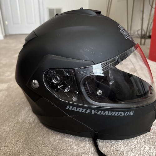 Harley Davidson Capstone Modular Helmet Glossy Black LARGE HD-H24