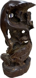 KÜSTEN HANDGESCHNITZTES HOLZDEKOR - Bild 1 von 5