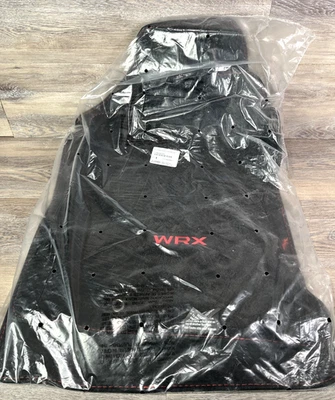 New Sealed 2023 Subaru WRX OEM Floor Mats J501SVC020 Black Red - Image 1 of 4