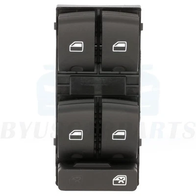 Interruptor de ventana eléctrico delantero izquierdo para 02-08 Audi A4 Quattro 04-08 S4 Master Foto 1 de 4