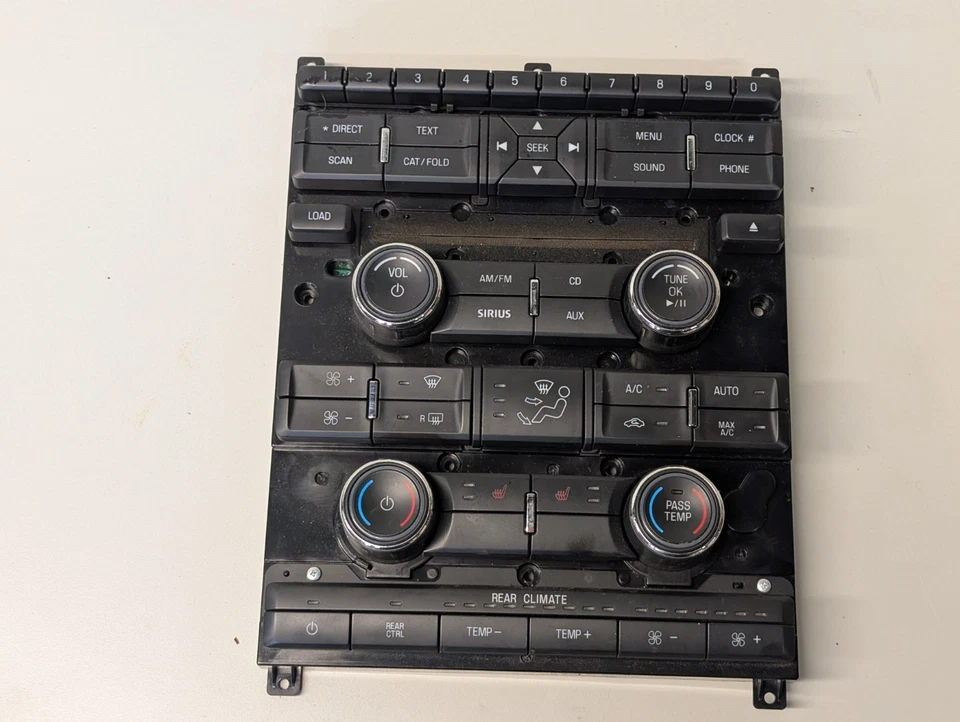 Radio control de clima Ford Flex 2009-2012 con asientos térmicos 8A8T-18A802-CF Foto 1 de 4