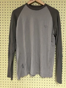 Icebreaker Shirt Herren L braun Merinowolle 260 Outdoor Wandern Baselayer Rundhals - Bild 1 von 7