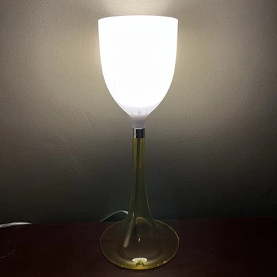 FLOS Miss K Table Desk Lamp by Philippe Starck Aluminized Yellow Base Dimmable - Image 1 of 4