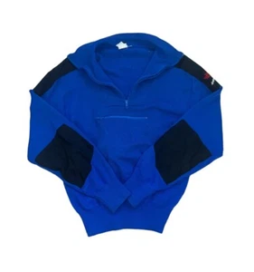 Vintage The North Face Extreme Men’s Medium Pullover 1/2 Zip Wool Sweater FLAWS - Picture 1 of 10