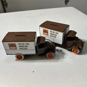 Ertl Mack Coin Banks Lot Of 2 Pcs Limited Edition Hardware Stores - Picture 1 of 11