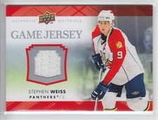 2007-08 UD SERIES STEPHEN WEISS GAME JERSEY GAME USED GJ2-SW Upper Deck Panthers