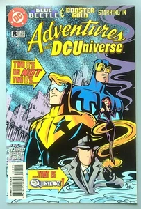 Adventures in the DC Universe #8 ~ DC 1997 ~ Blue Beetle & Booster Gold VF/NM - Foto 1 di 2