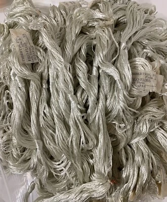 Antique FILO FLOSS Silk Embroidery Floss - Silver ~ JAPAN ONE SINGLE SKE - Image 1 of 4