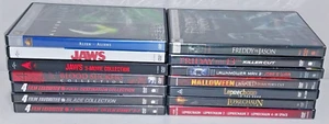 HUGE 32 DVD LOT HORROR MOVIE & Box Sets Alien/Leprechaun/Freddy/Jason/Jaws/Blade - Picture 1 of 4