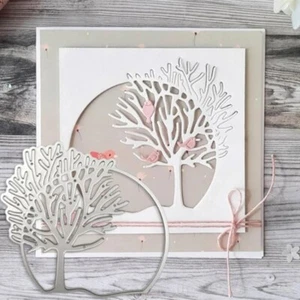 Rabbits Die Cut Stencils Tree Shape Carbon Steel Cutting Dies For Scrapbooking - Picture 1 of 10