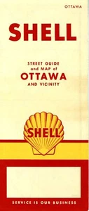 1958 Shell Road Map: Ottawa NOS - Picture 1 of 1