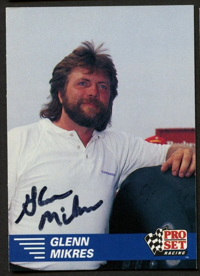 Glenn Mikres #28 signed autograph auto 1991 Pro Set  NHRA Trading Card - Image 1 of 1