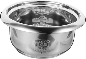 Rice Cooker Liner Stainless Steel Pots and Pans Food Grade 23X23X10CM, Silver  - Picture 1 of 9