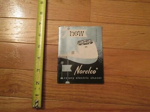 Norelco Rotierender Elektrorasierer Vintage Verkaufsprospekt - Bild 1 von 4