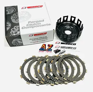 96-04 Honda XR400 XR 400 400R Wiseco Heavy Duty Clutch Billet Basket & Fibers - Picture 1 of 1