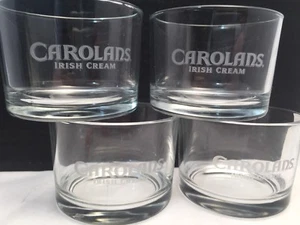 Carolans Irish Cream Dessert Sipping Glasses - Made in Italy - Set of 4 - Picture 1 of 6