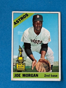 1966 TOPPS #195 JOE MORGAN EX HOFer