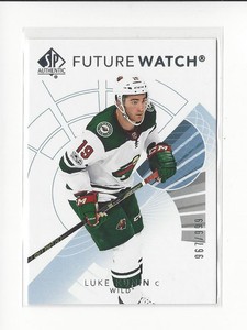 2017-18 SP Authentic #152 Luke Kunin FW RC Rookie Wild *505/999 