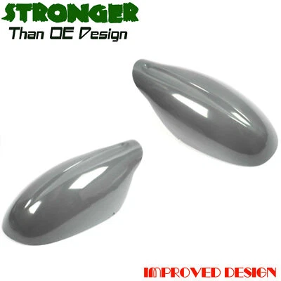 Mirror Cover Cap Pair Left LH &Right RH For 02-06 Nissan Altima Non Painted Gray - Image 1 of 4
