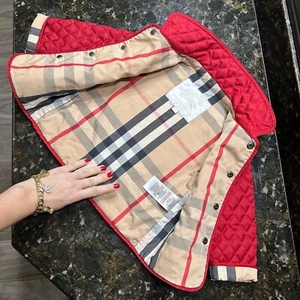 Authentische Burberry Baby Mädchen Jacke Colin Steppmantel Kinder 1 Jahr 9-12 Monate - Bild 1 von 15