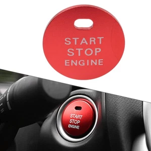 Red Engine Start Push Button Cover Trim For Mazda 3 Axela 6 Atenza CX-5 - Picture 1 of 10