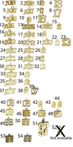 2018 2017 2016 2015 2014 2013 2012 2011 Graduation Tassel Drop Date Year Charm  - Picture 1 of 2