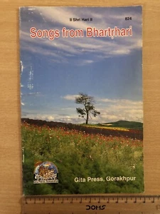 Gita Press- Songs from Bhartrhari English Book Hindu Religious Book Free Ship - Picture 1 of 6