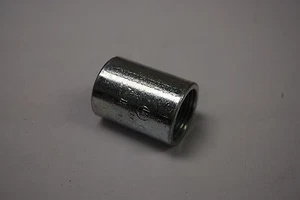 Acoplamiento de conducto rígido galvanizado de 1" paquete de 5 roscados de una pieza de 2" de largo - Imagen 1 de 1