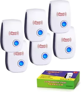 Mouse Rodent Rat Spider Roach Repellent Indoor Ultrasonic Pest Insect Bug Repell - Picture 1 of 7