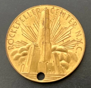 Rockefeller Center New York City NY Token State Seal of New York NYC - Picture 1 of 2