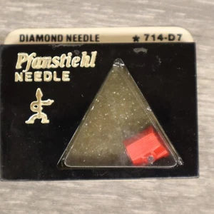 NOS Giradischi Vintage Pfanstiehl 714-D7 Diamond Needle vedi lista - Foto 1 di 11