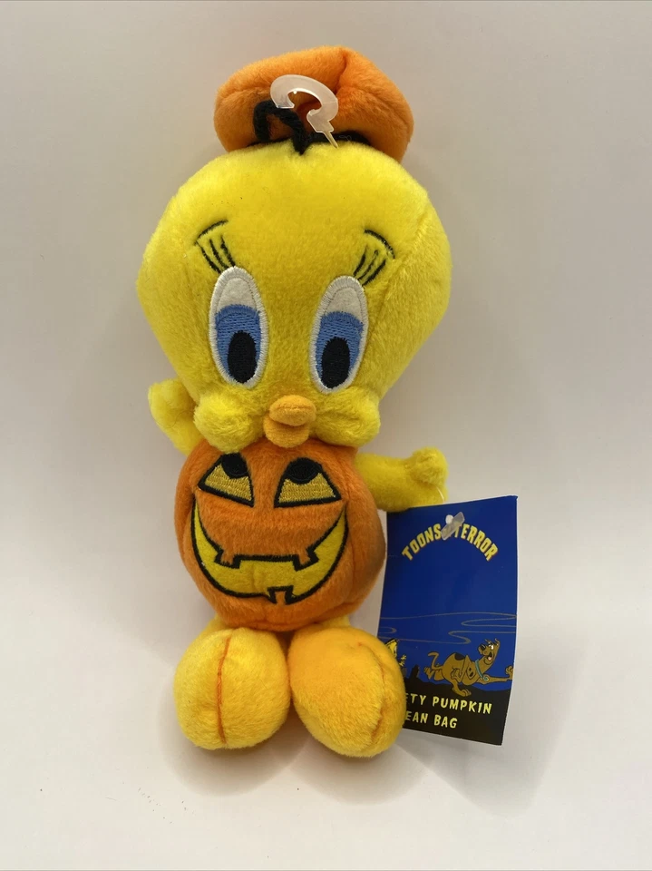 1998 Warner Bros. Studio Tweety Bird Bean Bag Toon of Terror Halloween