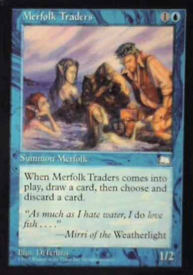 Merfolk Traders - Weatherlight: #43, Magic: The Gathering Lp R45 - Image 1 of 1