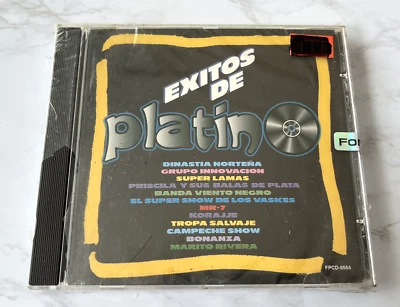 Exitos De Platino CD SEALED! ORIG 1997 Fonovisa Campeche Show, Tropa Salvaje NEW Foto 1 de 3