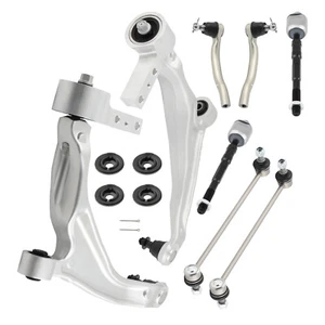 Front Lower Control Arms Sway Bar Links Tie Rods Kit for 2009-2015 Honda Pilot - Picture 1 of 28