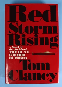 Red Storm Rising by Tom Clancy Signed 1st Edition 1st Print HC w/ DJ - Picture 1 of 24