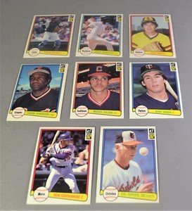 1982 Donruss MLB Baseball Trading Cards - Your Choice