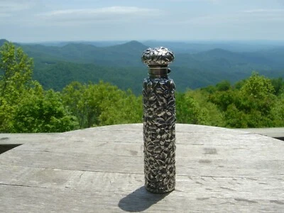 Frasco de plata esterlina americano 1890 Foto 1 de 4