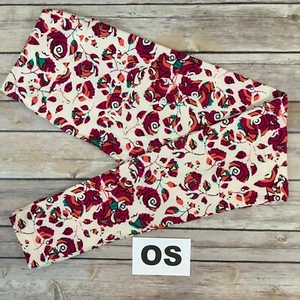 OS LuLaRoe Leggings ~ ORANGE, GELB & BLAU GEBLÜMT ~ Größen 2-10, ONE SIZE - Bild 1 von 3