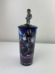 Avengers Endgame Theater Exclusive 44 oz Cup w/ Lid & Hulk Topper - Picture 1 of 5
